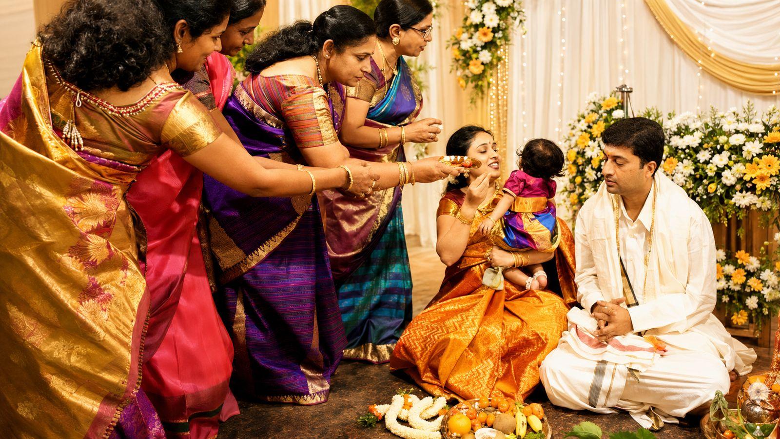 Traditional naming ceremony celebration